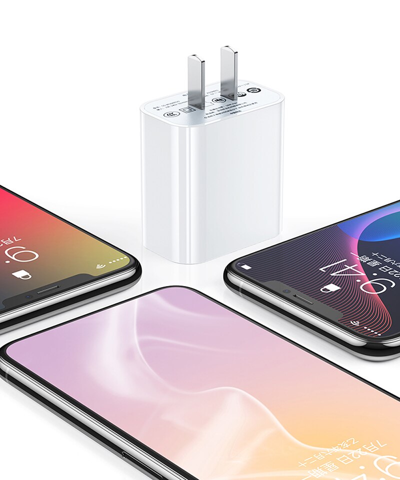 10 stück usb-c pd-ladegerät, 20w qc4.0 qc3.0 usb typ-c schnellladegeräte für handy 12 , 11 x xs pd-ladegeräte