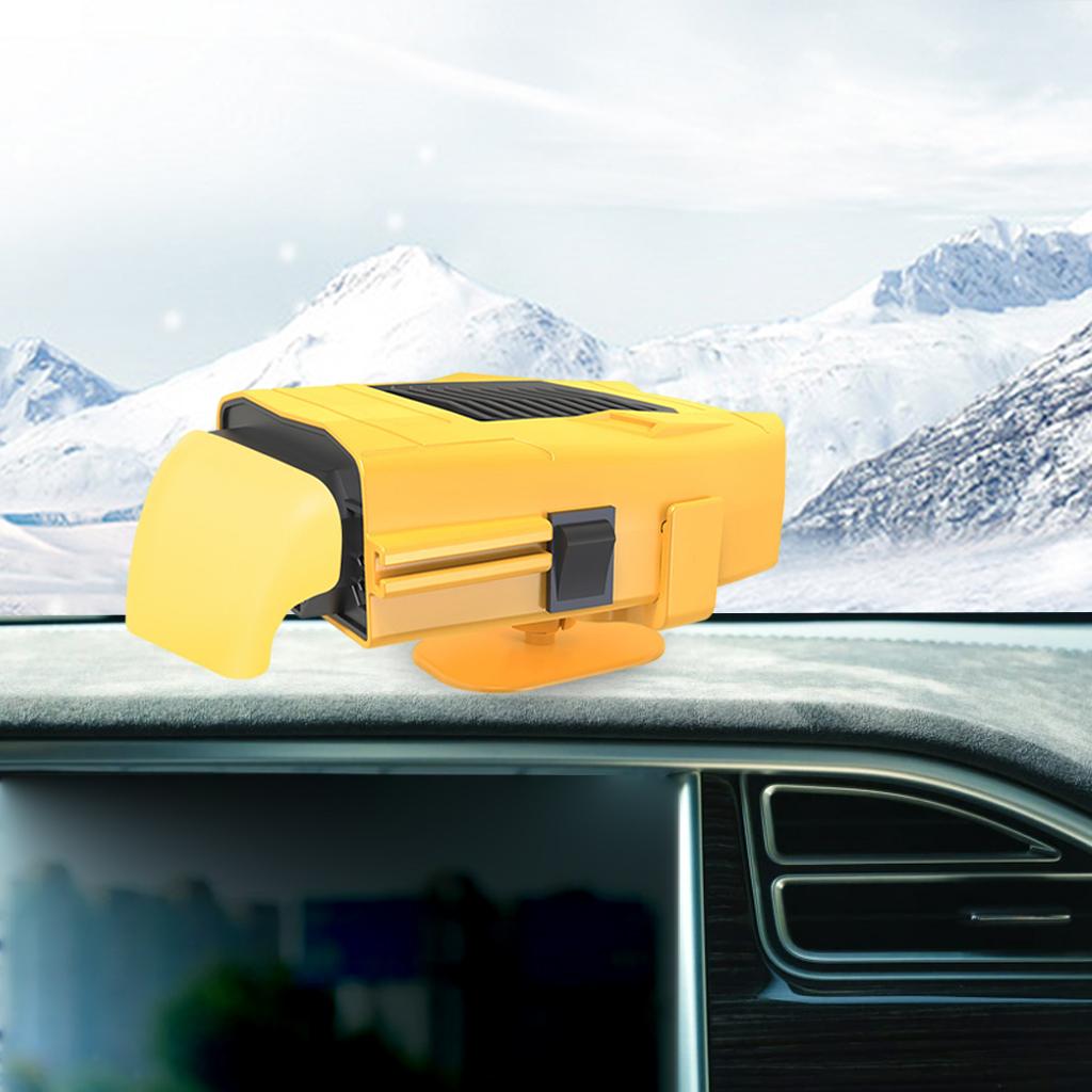 Windshield Car Heater 12 V Plug in Cigarette Lighter , 30 Seconds Fast Heating Portable for In-Car, Camping and Caravanning 150W