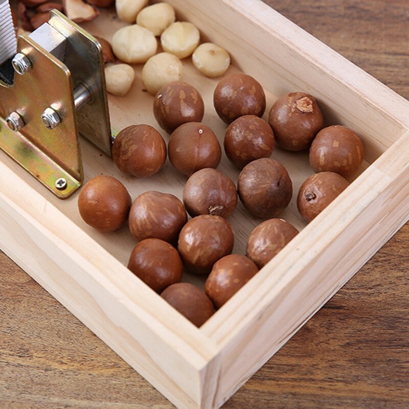 Manual Macadamia Nut Opener Nut Cracker Machine Walnut Nutcracker Nut Sheller Tool Macadamia Nut Opening