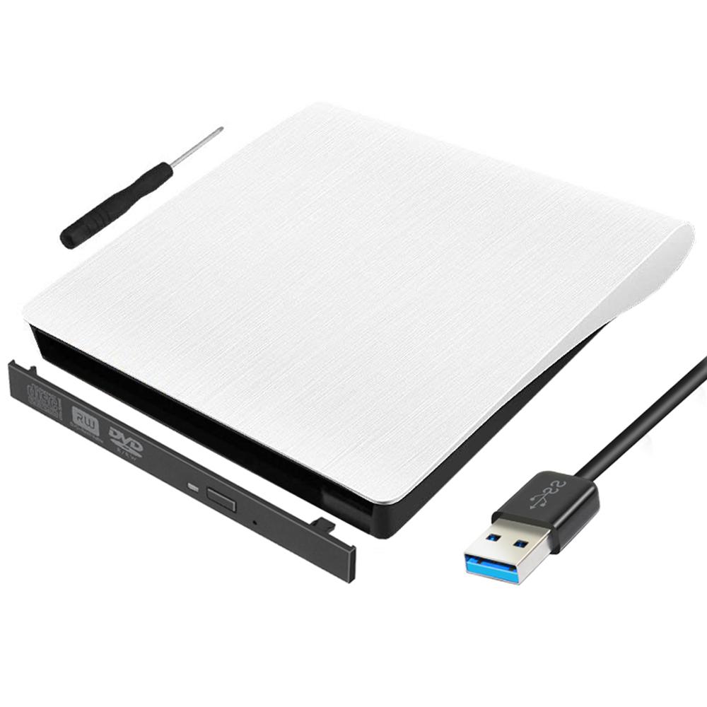 USB3.0 External Optical Drive Box Mobile Optical Drive Kit 12.7mm Ultrathin Optical Drive Box SATA Interface For DELL Lenovo HP