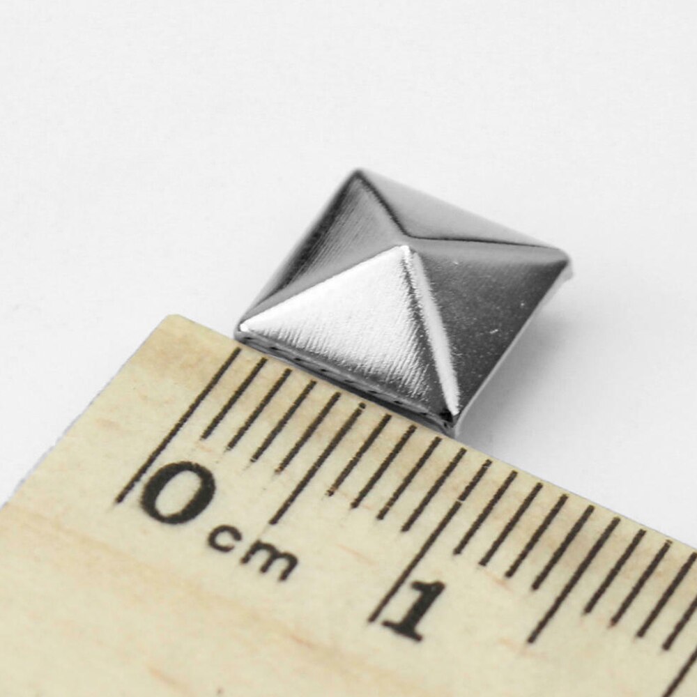 1000Pcs 9Mm Piramide Studs Klinknagels Spike Nailheads Punk Lederen Craft Diy Armbanden Kleding Tassen Kleding Schoenen Riem Accessoires