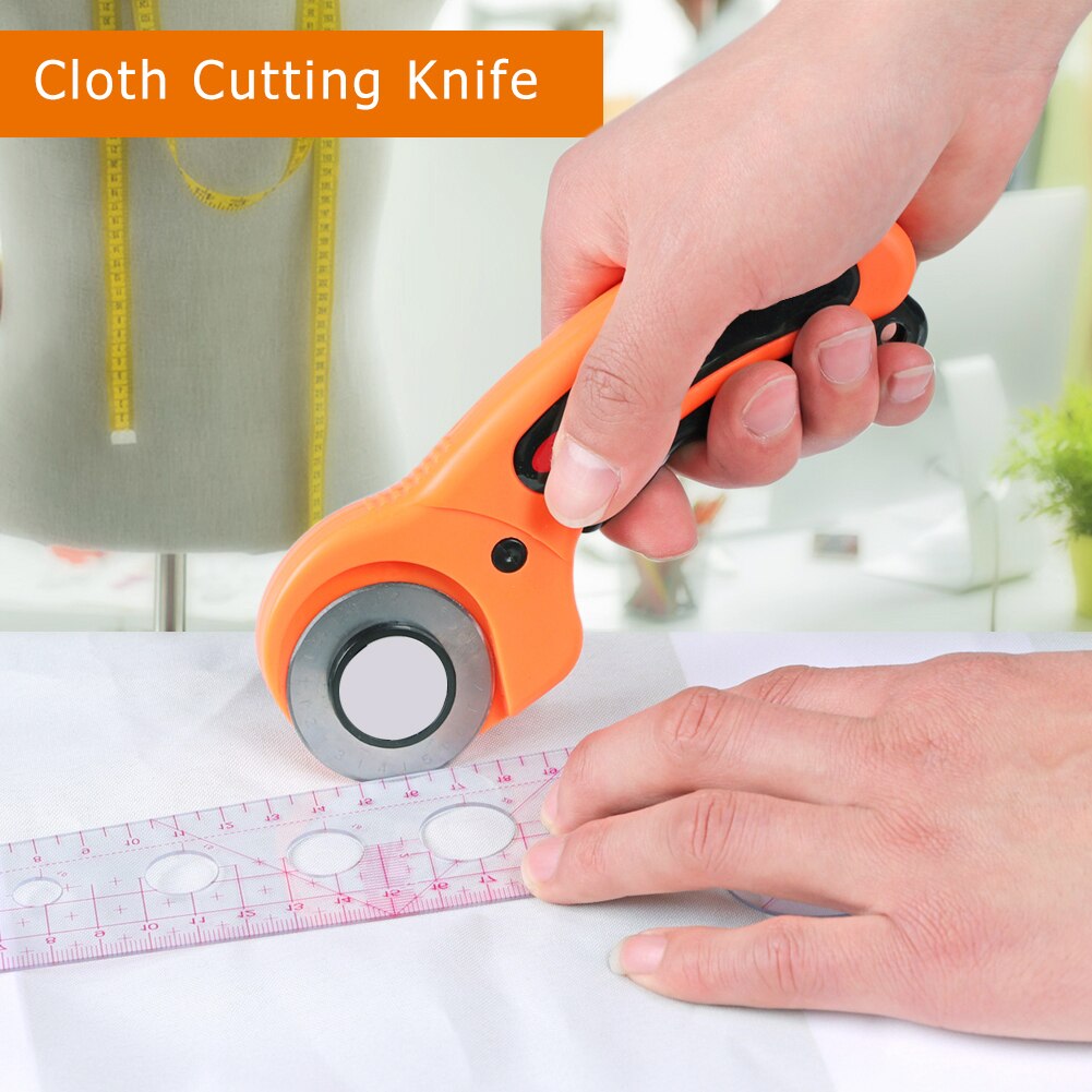 Rotary Cutter Set Blades Fabric Circular Quilting Cutting Patchwork Sewing Tools for Household Female Sewing Supplies