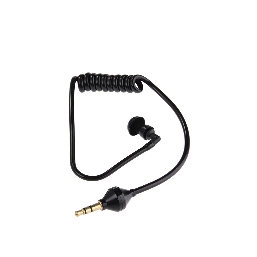 Security Earpiece 3.5mm Earphone Coil Earpiece Single Listening Earphone Coiled Cables In Ear Stereo Headset