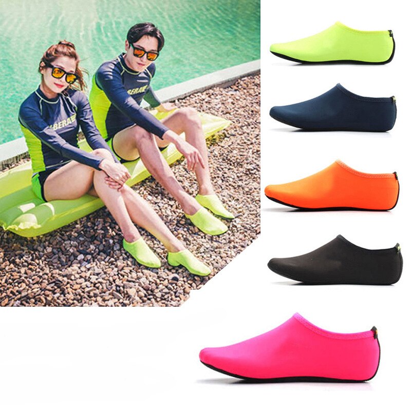 Calcetines antideslizantes de secado rápido para playa, para buceo, natación, piscina, surf, calcetín de snorkel, aletas de natación, calzado de deporte acuático, 1 par