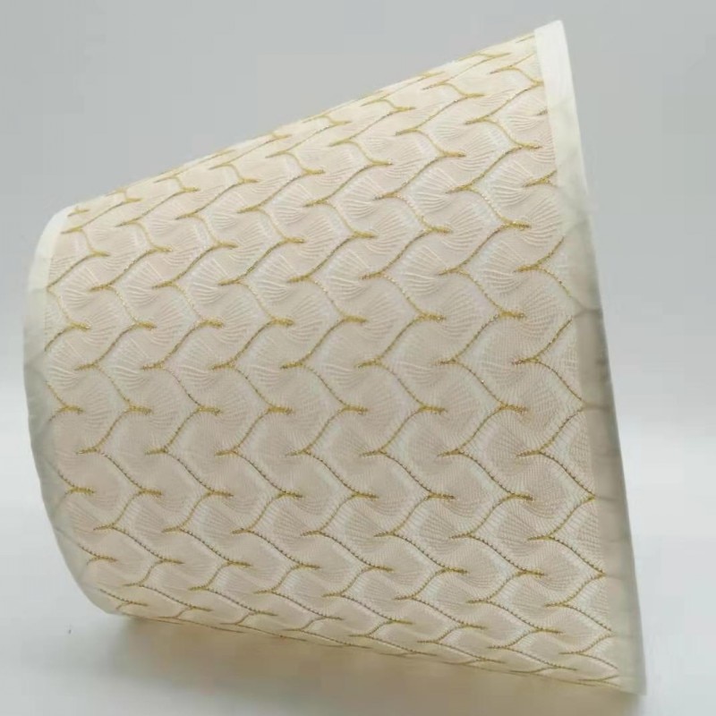 E27 runde stof beige lampeskærme 25cm nordiske lampeskærme til bordlampe moderne lampe cover til boligindretning