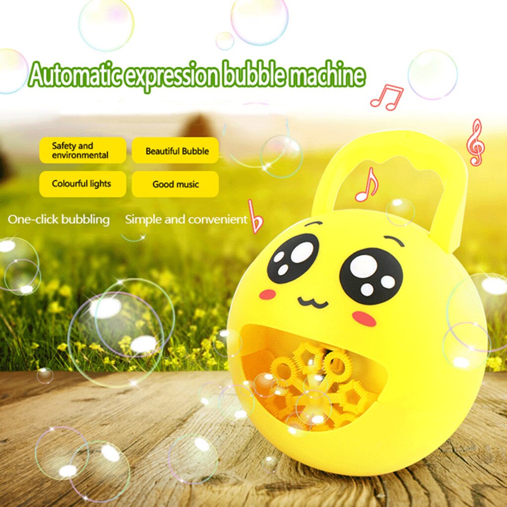 Cartoon Krab Automatische Bubble Maker Machine Blazen Zeep Voor Kinderen 60Ml Speelgoed Kinderen Zomer Speelgoed Outdoor Speelgoed voor Kids