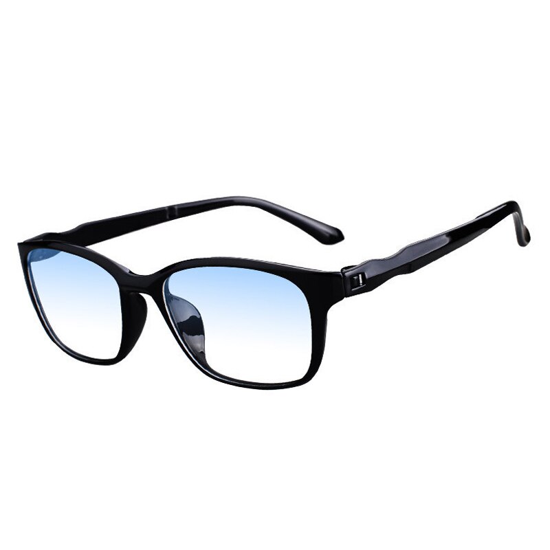 Ultralight Large Frame Anti Blue Light Glasses TR90 Resin Lens Plain Spectacles Computer Radiation Protection Eyeglasses