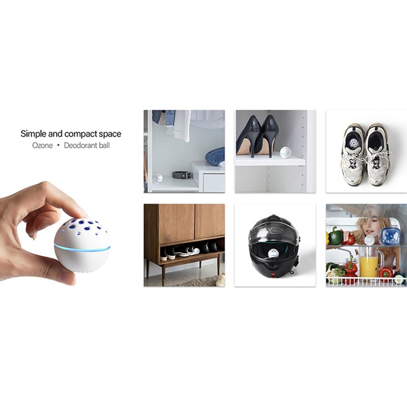 Usb Draagbare Ontgeuren Bal Koelkast Vers Houden Huishoudelijke Ontgeuren Bal Locker En Auto Ontgeuren Bal