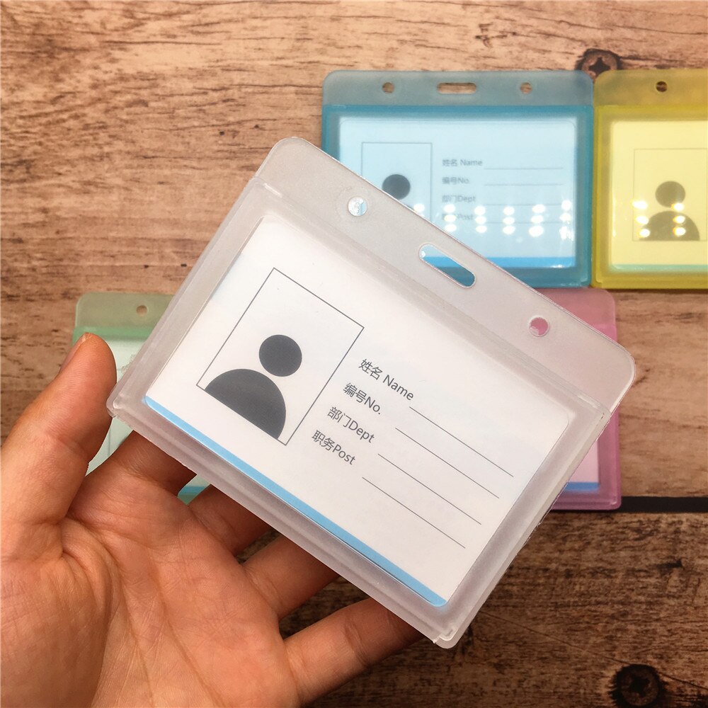 2 szt. Wodoodporna trwała paczka twardego plastiku uchwyt na identyfikator pielęgniarka szkoła wejście strażnik karta klucz ID etykieta z imieniem