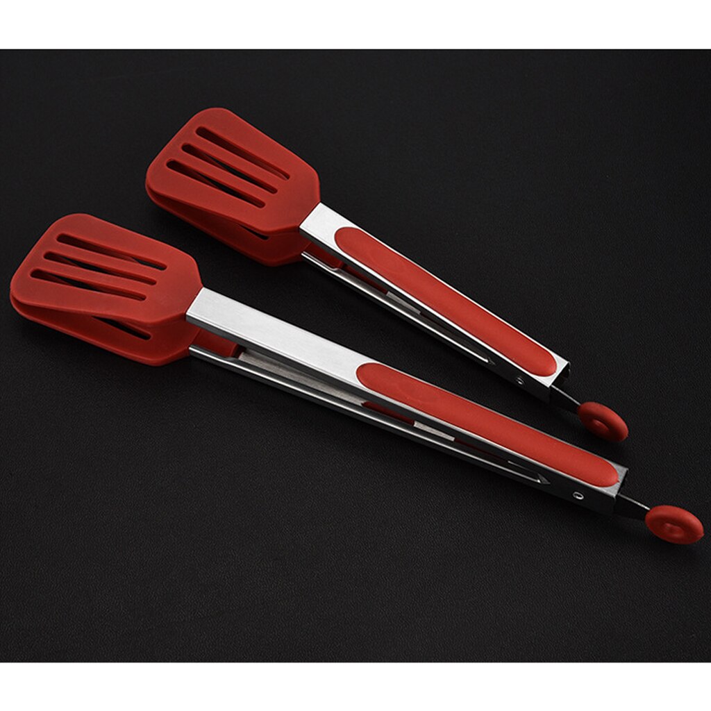 Goodgrips Silicone Locking Serving Cooking Salad Food BBQ Tongs - Red, 32x 5cm