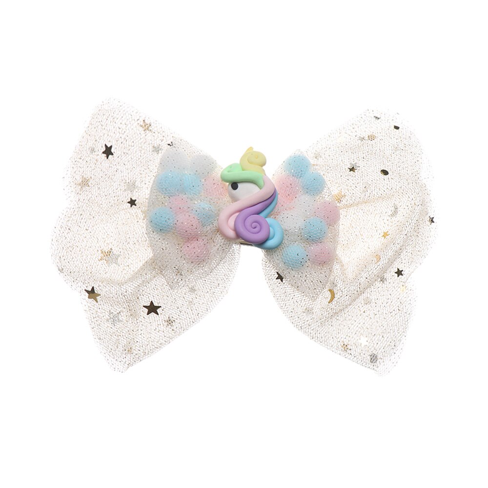 Paleta dulce de lazos para el pelo lazos de pelo con purpurina con Clip de baile de lazo Clip para el pelo niñas horquillas accesorios para el cabello