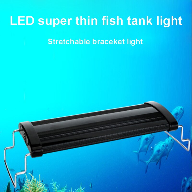 30-50 Cm 5 Kleuren Vissen Licht Aquarium Led Verlichting Verlichting Lampe Volledige Spectrum Aquarium Lamp Voor Aquarium