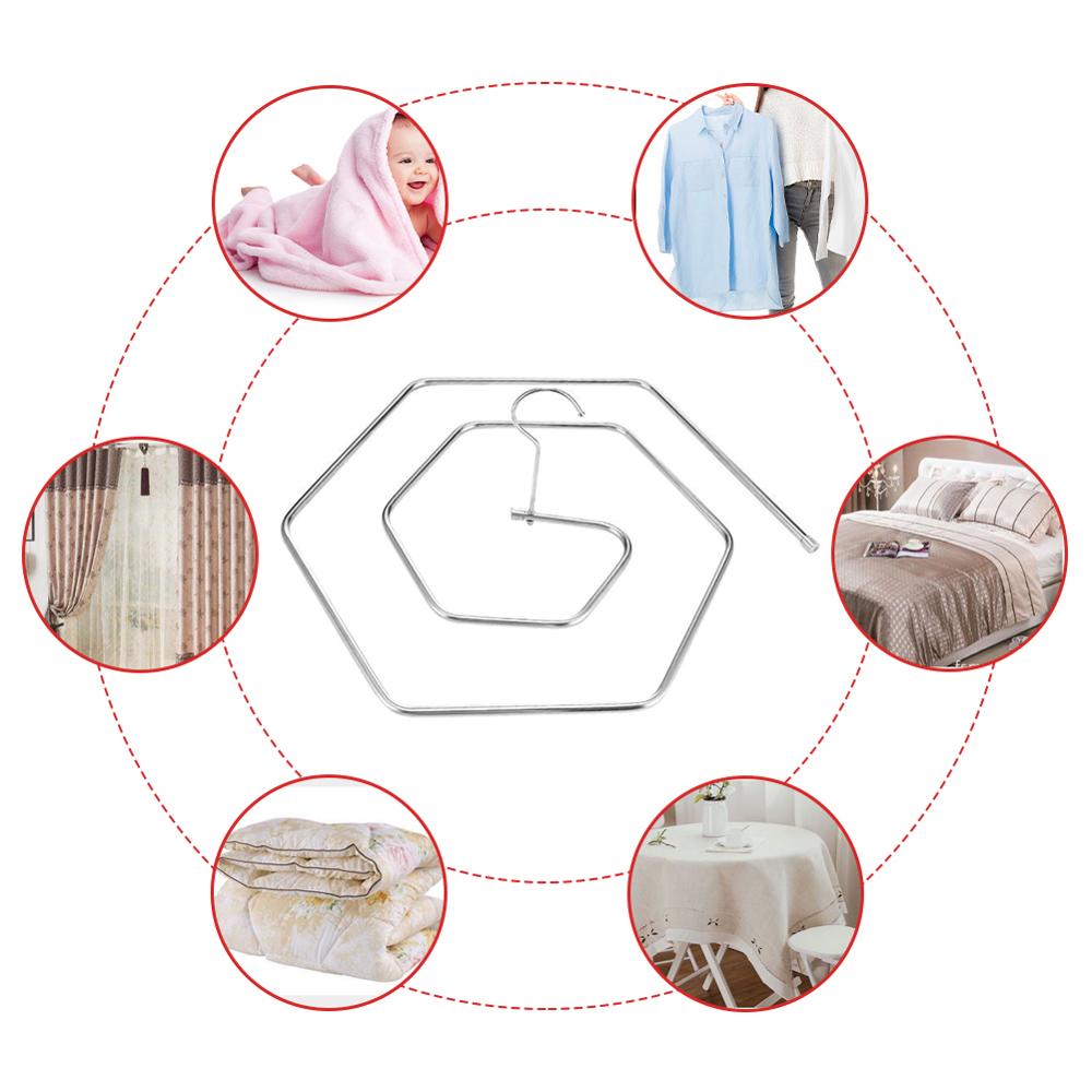 Obrotowy wieszak na ubrania kwadratowy spiralny obrotowy wieszak spinacze robić prania spiralny wieszak obrotowy stojak robić przechowywania prześcieradło kołdra koc