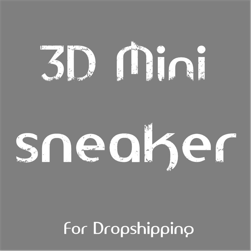 3D Mini Sneakers Sleutelhanger Telefoon Strap Voor En