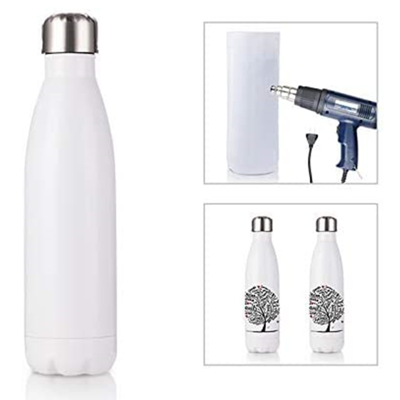 17oz Sublimation Blanks Water Bottle in Bulk Sport Stainless Steel Insulated Tumblers with Sublimation