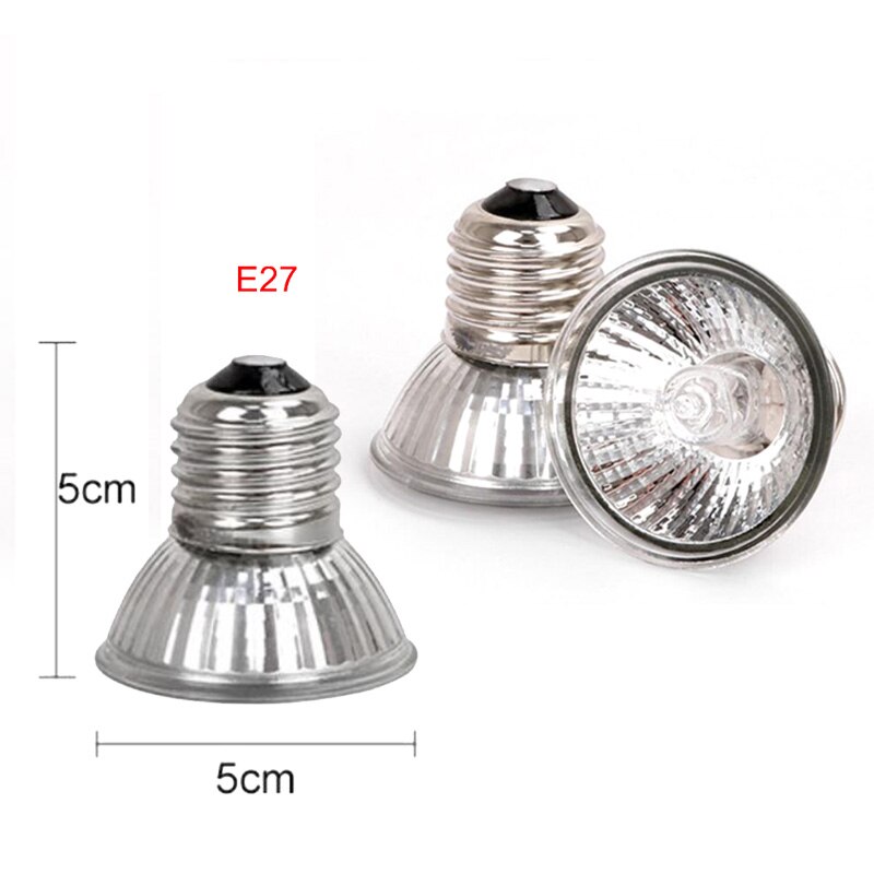 Lámpara para reptiles de mascotas, soporte de bombilla con Clip, 110V, Tortuga, Kit de calentamiento UVB + UV, luz para tortugas, lagartos, iluminación, enchufe de EE. UU. E27