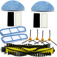 Szczotka boczna robić Mamibot Exvac660 urządzenia elektryczne robot części zamienne robić odkurzaczy zamiatarka szczotki główne filtry końcówka mopa: 6