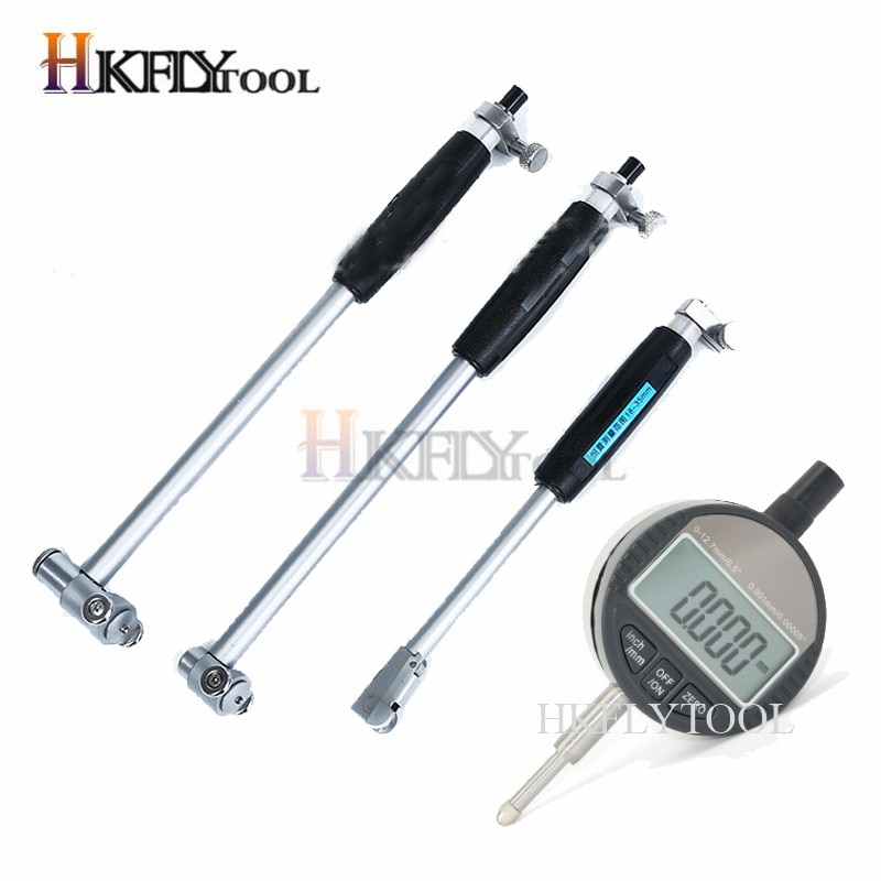 50-160mm Inner Diameter Bore Gauge Measuring Rod + Probe 12.7mm digital Indicator Inner Diameter Gauge 10-18mmMeasurement Tool