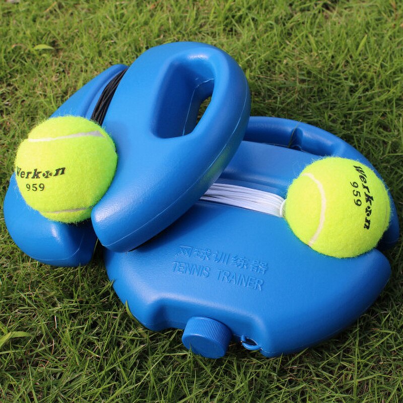 Tennis Ball Singles Training Practice Balls Back Base Trainer Tools And Tennis Exercise Self-study Rebound Ball Baseboard