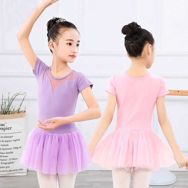 Girl Ballet Dance Dress Girl Leotard Ballerina For Children Dance Clothes Kids Kid Ballet Costumes For Girls Leotard Dance Pink
