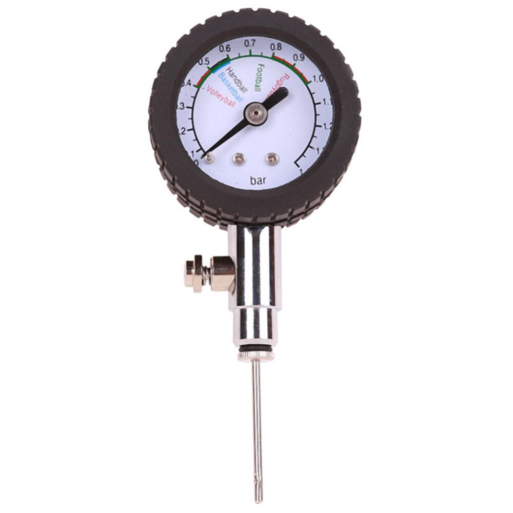 Multifunction Basketball Football Volleyball Air Gauge Stainless Steel Ball Air Pressure Gauge Barometer Tool