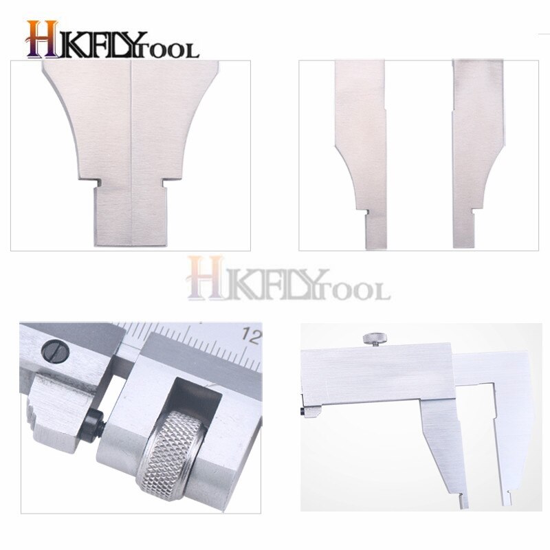 0-500mm Vernier Caliper Steel slide caliper with Nib Style Long Jaw heavy duty caliper measuring gauge tool
