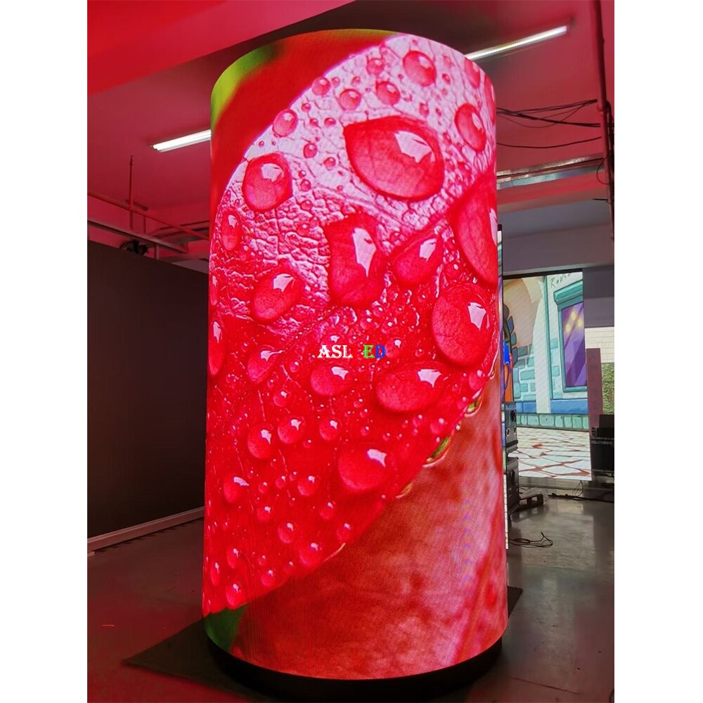 HD Curved LED Display Flexible Video Wall P2.5 Full Color Advertising LED Panel 320x160mm
