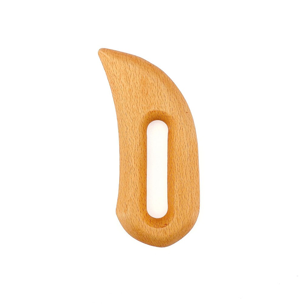 Planche de Massage Gua Sha en Bois, Outil de Thérapie Corporel Amincissant: D-Normal-1pc