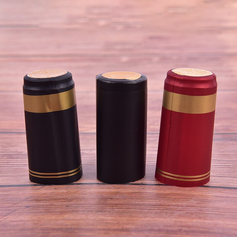 10 unids/lote PVC tapa termoretráctil tapa de botella de vino botella Barra de sello suministros de para la elaboración casera accesorios de Bar