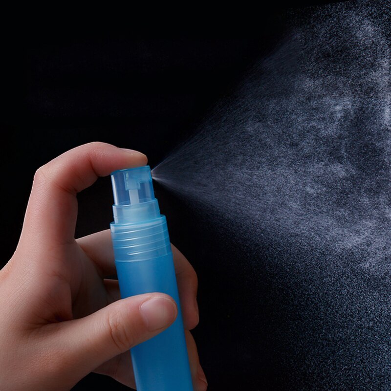 5ml lyserøde hvide blå klar plast parfume spray flaske prøve tåge sprayer forstøver parfume flaske