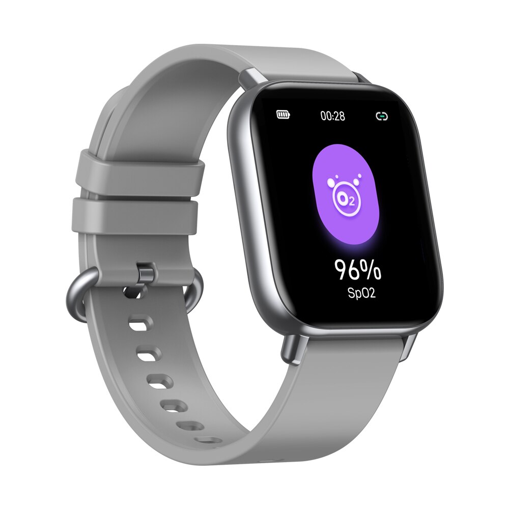 Zeblaze GTS Pro Smartwatch Women Men 1.65" TFT Fitness Tracker Heart Rate Blood Pressure Monitor Sports Smart Watch: Silver