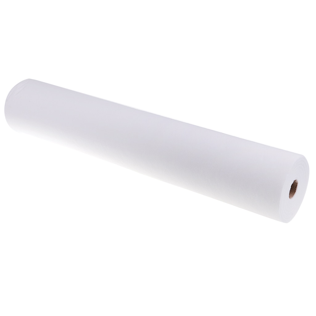 50 Sheets/Roll Disposable Bed Sheets Salon Spa Bed Cover Waxing Massage Bed Table Covers Roll for Salon SPA Makeup White 50x70cm