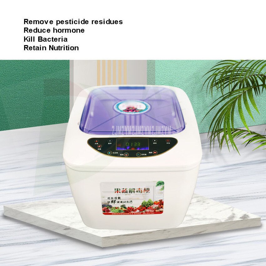 9L Household Fruit and Vegetable Ozone Sterilizer Washing Machine Ozone Disinfection Washer Detoxification Machine 220V