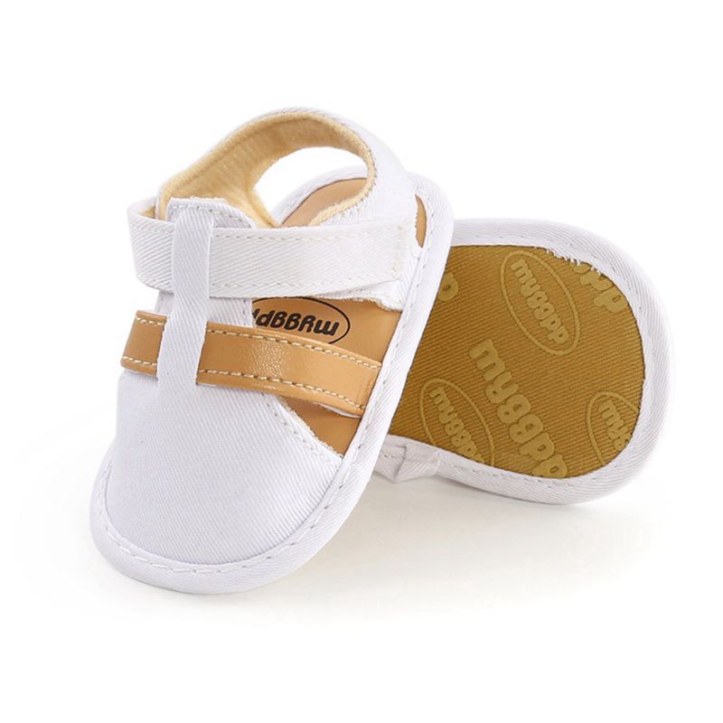 Gentleman Baby Sandals Toddler Infant Hollow Soft presepe suola scarpe di tela Little Boys Kids Soft presepe Prewalker sandali zoccoli