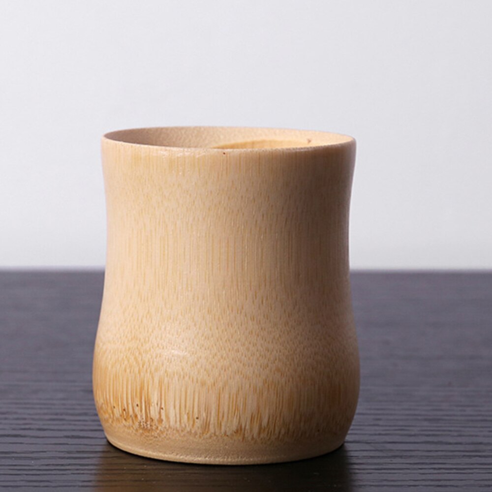 2PCS Bamboo Water Cup Multi-purpose Bamboo Cup Eco-friendly Bamboo Cup Thick Plain Bamboo Tube Carbonized Bamboo Mug