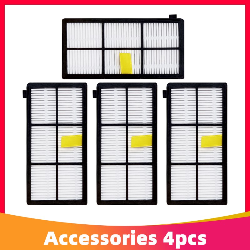 Wichtigsten Pinsel Seite Pinsel Hepa-Filter für iRobot Roomba 800 900 Serie 860 880 890 960 965 981 980 Roboter staubsauger Teile: M
