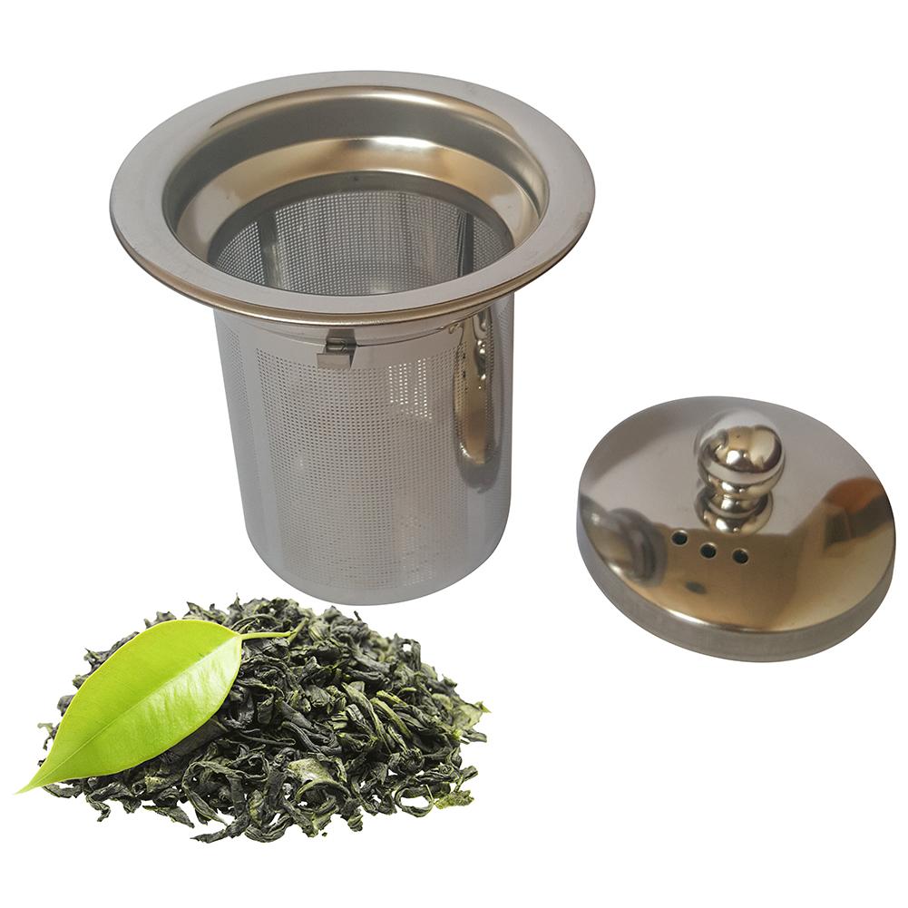 Colador de té acero inoxidable 304 tetera filtro para taza de té embudo # SO