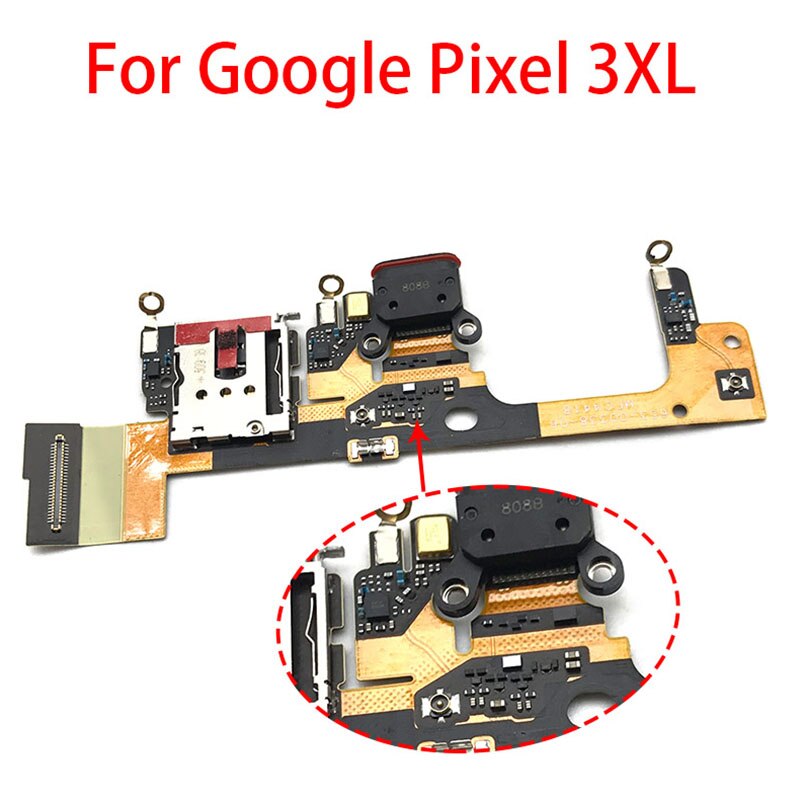 Connecteur de quai Port de charge câble flexible pour HTC Google Pixel 2 3 3A XL USB port de charge câble flexible pièces de réparation: For Pixel 3 XL