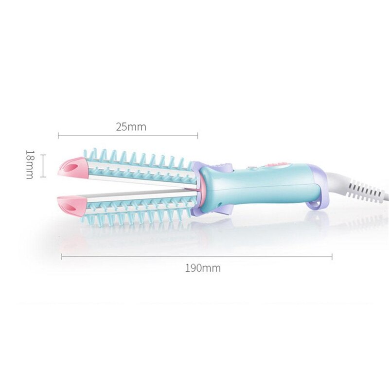 Electric Hair Styler Curler Curling Irons Dryers Travel Hair Straightener Ceramic Ionic Hair Curler Brush Eu Plug