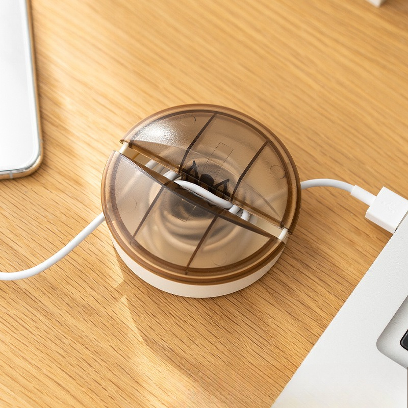 Datakabelwikkelapparaat met grote capaciteit, kabelbeheer voor desktop en draadopslagapparaat