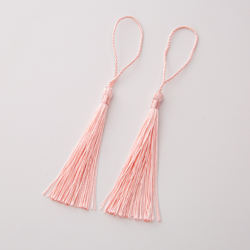 20 piezas marcapáginas de 80mm, cuerda colgante, borla de seda para artesanía de nudos chinos, llavero DIY, ganchos para pendientes, colgante, accesorios para hacer joyas