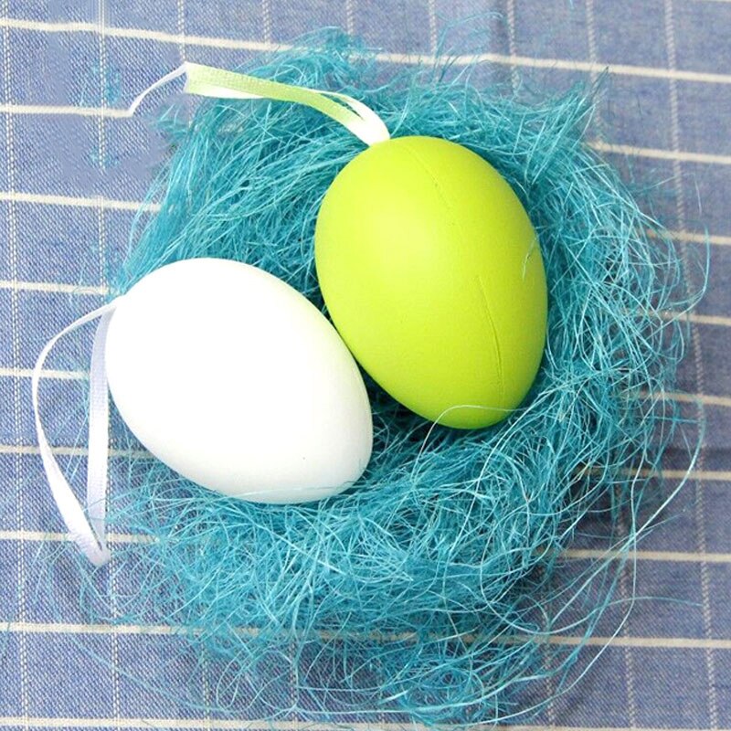 Easter Decorations for Home Nature Raffia Box Package Decor Wedding DIY Egg Birds Nest Art Craft Wrapping Supplies