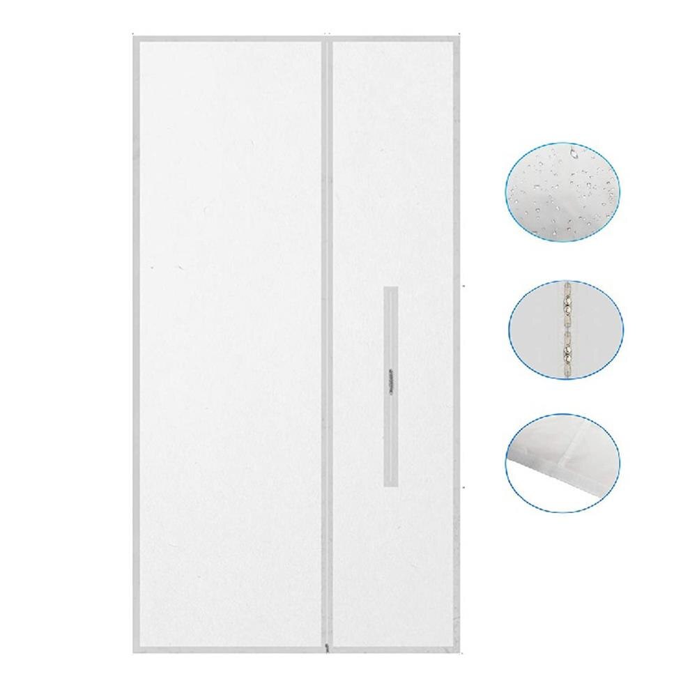 210X90cm Deur Raam Afdichting Doek Air Stop Met Rits Scherm Plaat Frame Afdichting Waterdichte Zachte Board Voor Airconditioner