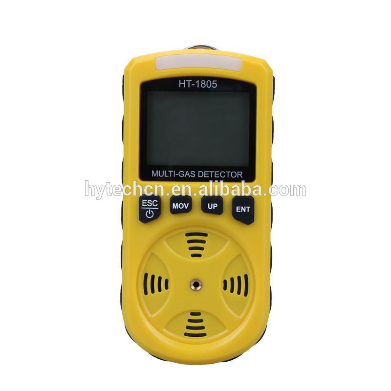 HT-1805 4 In 1 Gas Analyzer Detector Portable O2 CO H2S LEL Tester Toxic portable multi gas detector