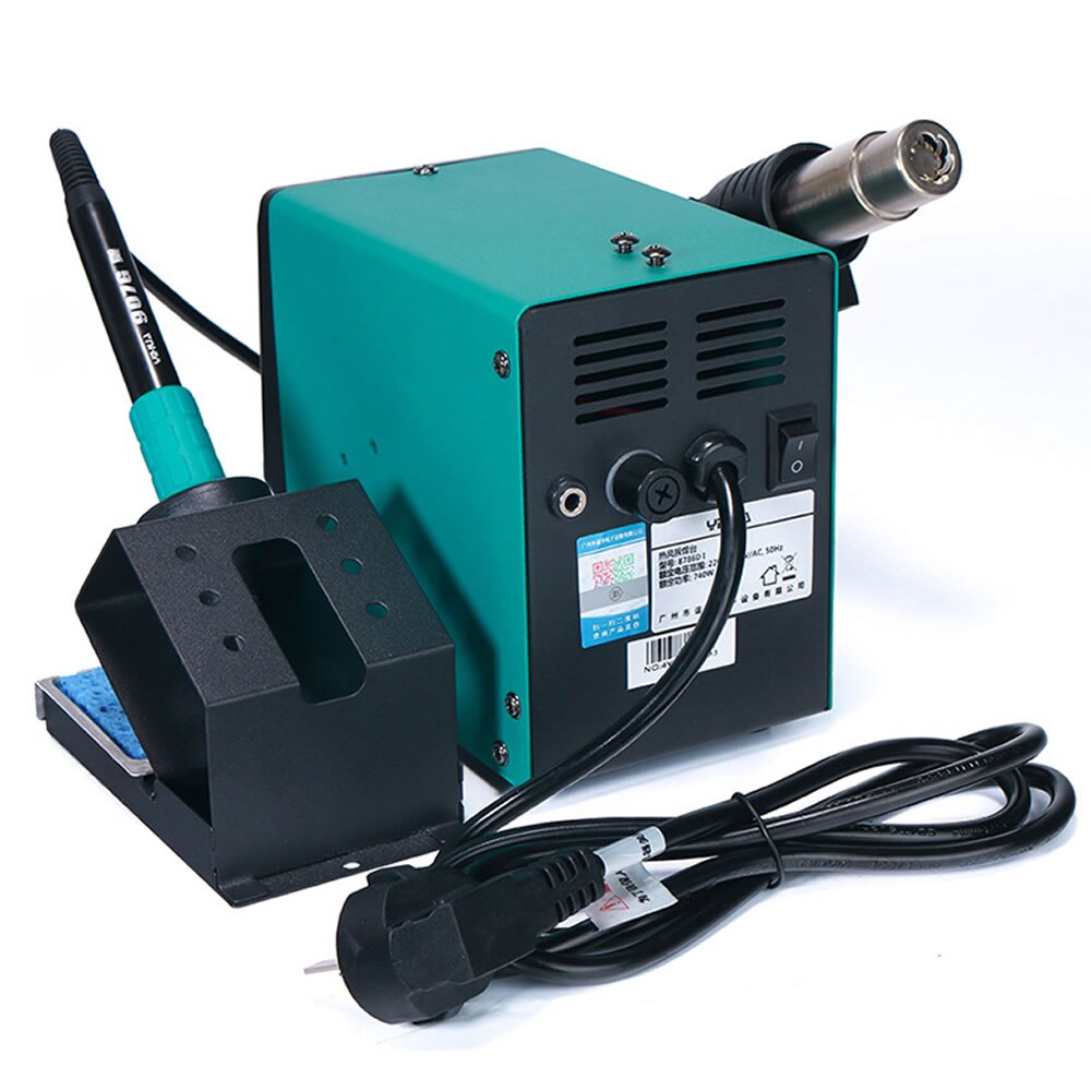 YIHUA-Estación de soldadura de aire 8786D, soldador Digital de reparación de teléfonos, herramienta de soldadura BGA SMD