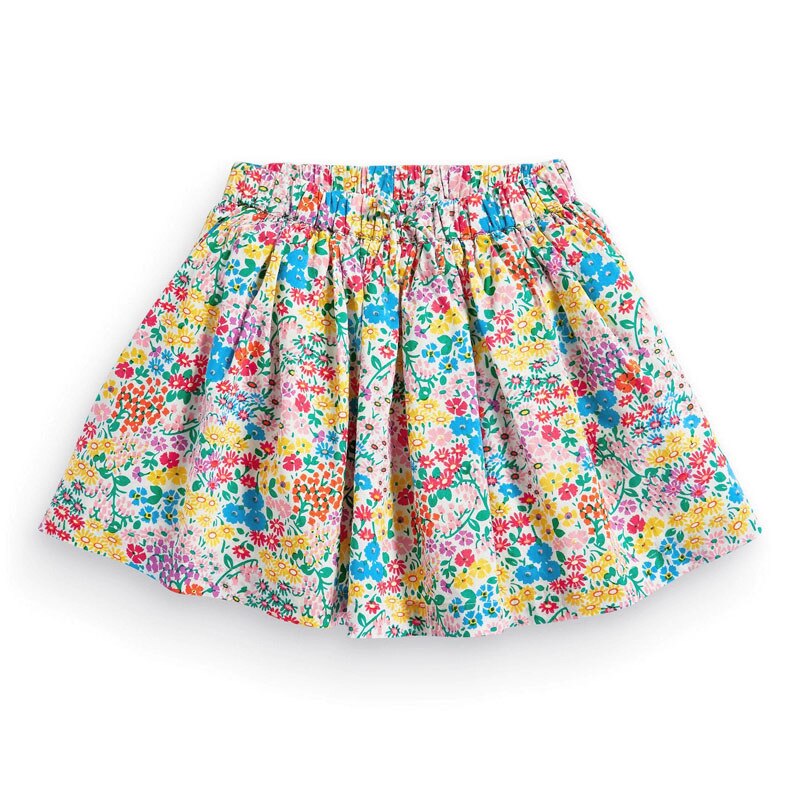 Zomer Baby Meisje Kleding Bloem Print Katoen Mini Lolita School Leuke Bloemen Rokken Voor Kids 2-7 Jaar