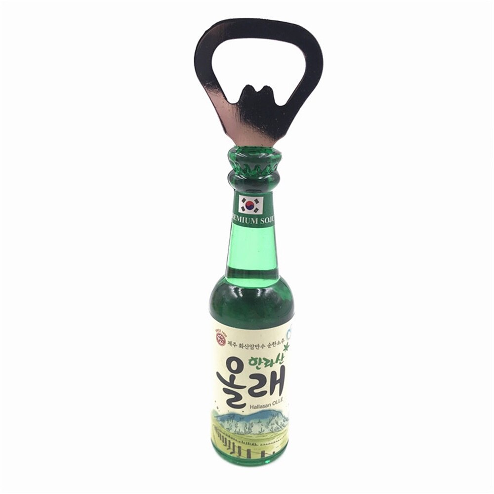 3D Koelkast Magneet Simulatie Bier Coke Whiskey Opener Mini Wijn Fles Soda Kurkentrekker Vloeistof Kan Flow Keuken Decor: N