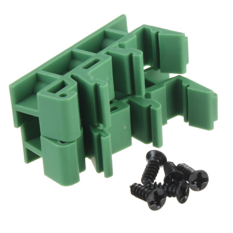 PCB carrier PCB bracket PCB rail mount 1 pair 35mm DIN Rail Mounting Support Adapters plastic Feet for LxW<=100mm PCB or relay