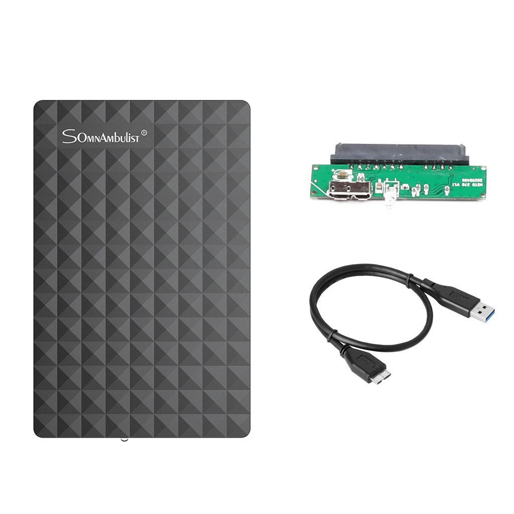 Usb 3.0 High Speed 2.5 Inch Externe Sata Hdd Mobiele Harde Schijf Doos: gray