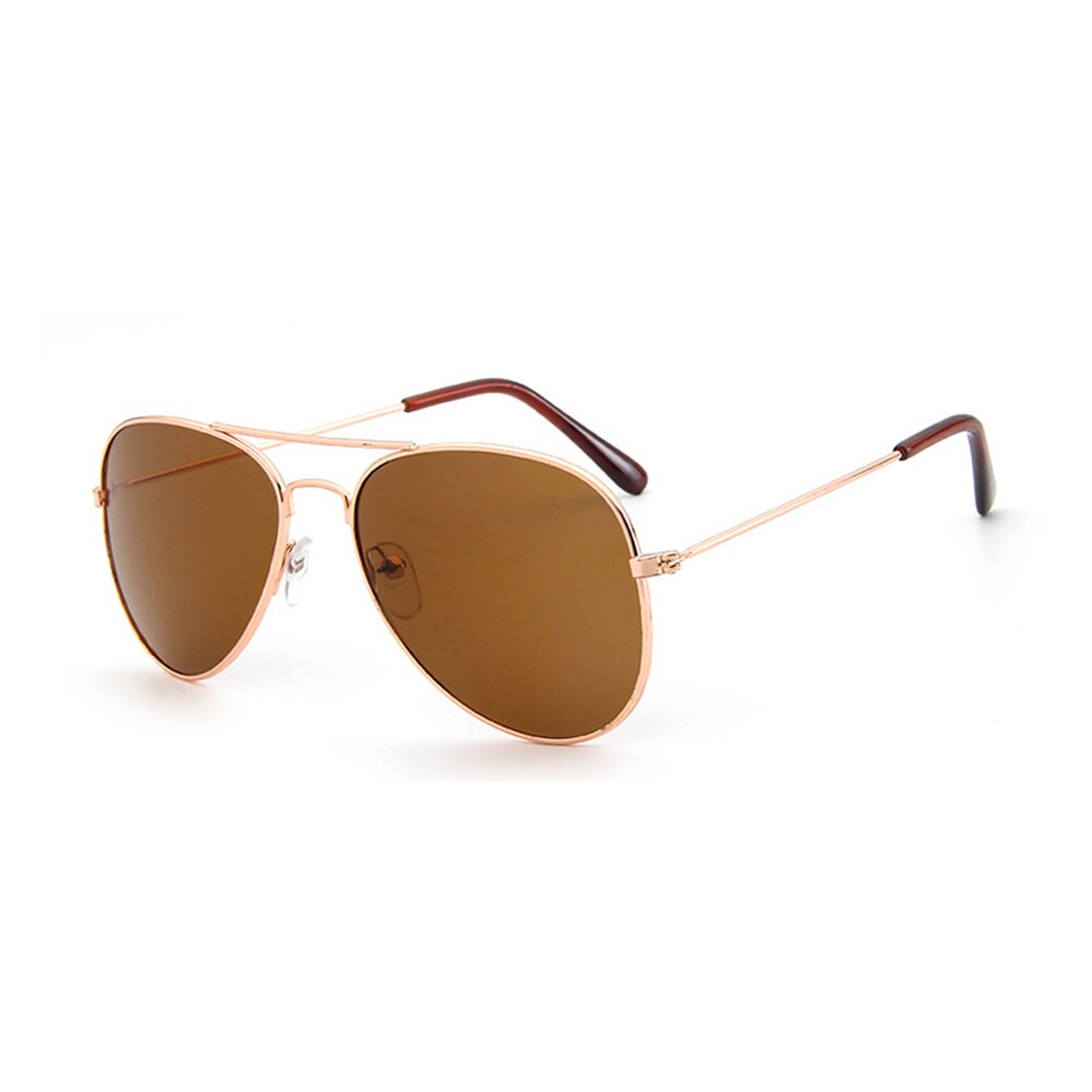 1 pieza de nuevas gafas de sol clásicas para niños, gafas de espejo coloridas para niños/niñas, montura metálica para niños, lindos anteojos para exteriores: 7